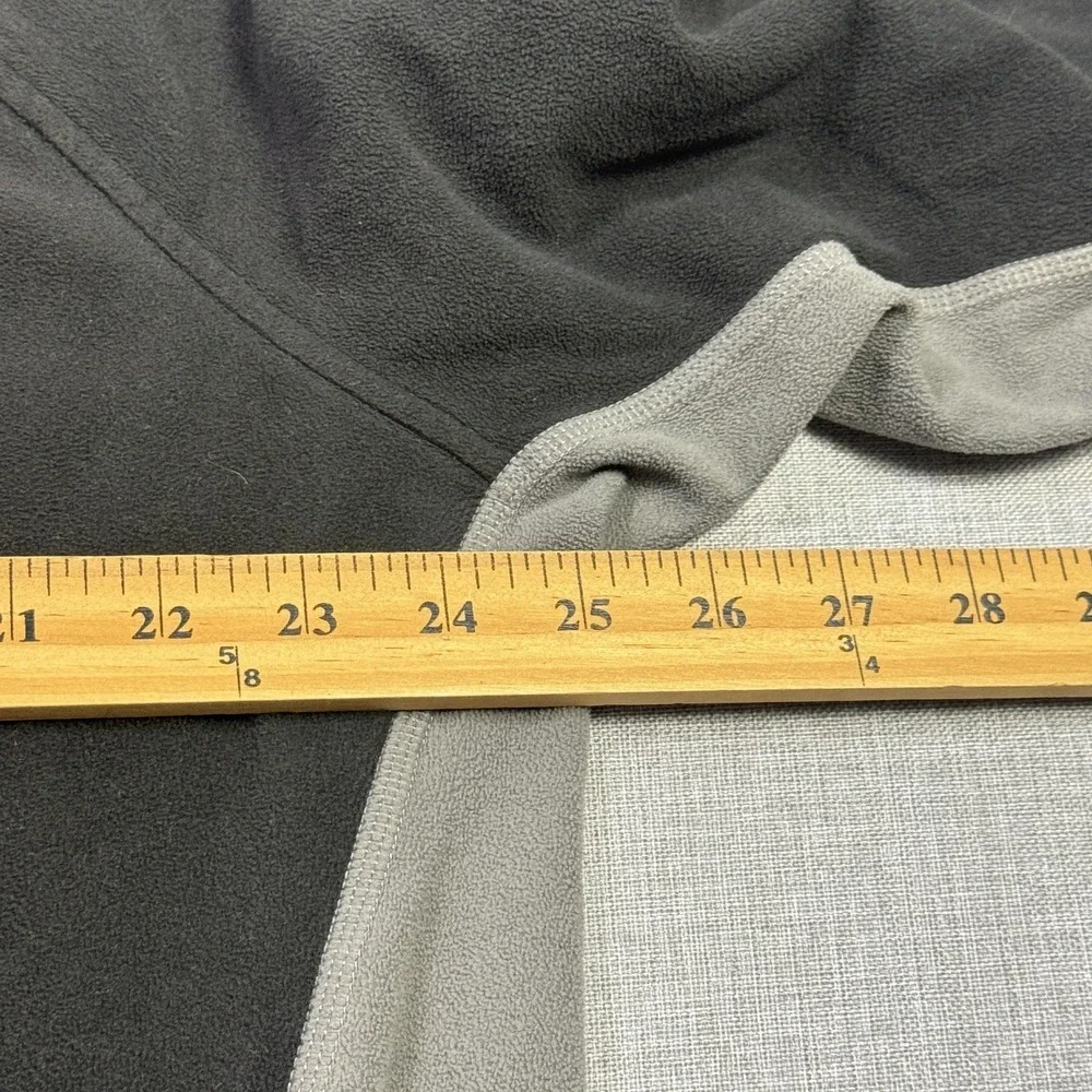 The North Face FleeceTKA 100 Jacket‎ Mens 2XL Black Full Zip Pockets Stand-Up